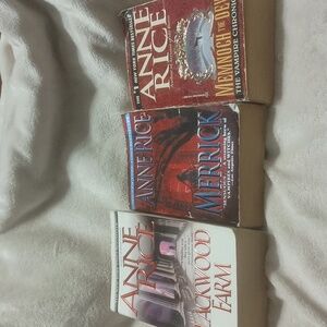❤️5 for $20❤️ Anne Rice 3 Book Lot Paperbacks
